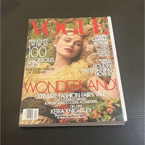 Vintage American Vogue Magazine December 2005 Keira Knightley